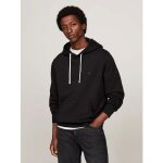 Sweat � capuche - tommy hilfiger essential fleece hoody - noir - 80% coton / 20% polyester - taille s ...