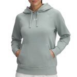 Sweat  capuche vert femme under armour rival fleece 1379500