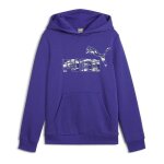Sweat � capuche violet gar�on puma ess + camo