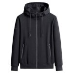 Sweat à capuche zippé pour homme en coton printemps et automne casual sweat - shirt regular fit manches ... Sweat à capuche zippé pour homme en coton printemps et automne casual sweat - shirt regular fit manches ...