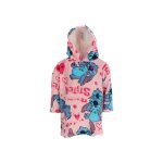 Sweat couverture � capuche - disney - lilo et stitch - 100% polyester - 3 � 6 ans - multicolore