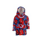 Sweat couverture � capuche - spiderman - mod�le spiderman - 100% polyester - 3 � 6 ans - multicolore