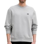 Sweat gris homme calvin klein jeans badge terry