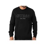 Sweat guess homme beau noir coton