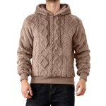 Sweat homme  capuche dhiver sweat - shirt homme automne polaire chaude sport couleur unie regular fit ...