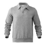Sweat homme � demi - fermeture autumn dhiver pull homme col revers casual chaude leger couleur unie regular ...