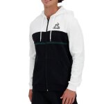Sweat noir / blanc homme le coq sportif contemporain hoody n�1