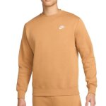 Sweat orange homme nike club