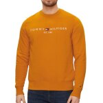 Sweat orange homme tommy hilfiger blend logo
