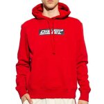 Sweat rouge homme diesel ginn