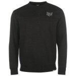 Sweat shirt polaire - everlast - noir - manches longues - col rond - 70% coton 30% polyester