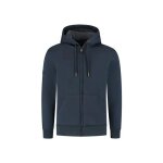 Sweat superdry homme borg lined bleu coton