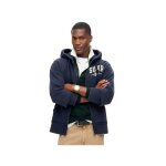 Sweat superdry homme vintage athletic bleu coton Sweat superdry homme vintage athletic bleu coton