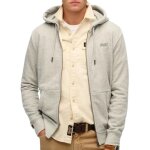 Sweat zipp� gris homme superdry essential