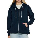 Sweat zipp marine femme tommy hilfiger blocking