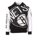 Sweat zipp noir garon nba brooklyn nets