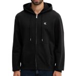 Sweat zipp noir homme calvin klein jeans terry monog
