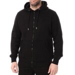 Sweat zipp noir homme lotto lt23