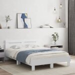 Sweet cadre de lit - 2 personnes - blanc 120x190 cm stable 46023556
