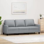 Sweet canapé relax - canapé à 3 places - gris clair 180 cm tissu 81458214 Sweet canapé relax - canapé à 3 places - gris clair 180 cm tissu 81458214