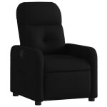 Sweet fauteuil relax contemporain - fauteuil inclinable noir tissu - 66x89x96cm - 6944