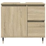 Sweet meuble sous vasque / lavabo armoire lavabo de salle de bain ch�ne sonoma bois ding�nierie - 7697045 ...