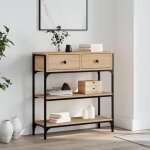 Sweet table café - table console chêne sonoma 725x25x75 cm - bois dingénierie 14529824 Sweet table café - table console chêne sonoma 725x25x75 cm - bois dingénierie 14529824