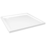 Sweety receveur de douche accessoires de salle de bain carr abs blanc 80x80 cm fr90
