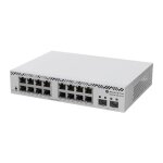 Switch cloud smart - mikrotik - css318 - 16g - 2s + in - 16x gigabit - 2x sfp +