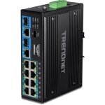 Switch - trendnet - ti - bg104 - 10 ports - poe + + - gigabit ethernet - din - rail