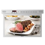 Mini tv - sylvox - 156?(40cm) google tv kt16k0kogas - cuisine sous larmoire mont�e - 90�pliable - 360�pivotant ...