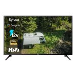 Sylvox 40?? google tv 12v smart tlviseur led 1080p 10 - 32vchromecast intgr google assistant pour ...