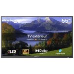 Sylvox - deckpro2. 0 qled - tv ext�rieur - 55?(140cm) - smart goolge tv - 4k uhd - 1000 nits - ip55 t�l� ...
