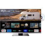 Sylvox limo - 22 (56cm) - tv 12v / 240v - google tv - 1080p - lecteur dvd - google assistant - r�s. vibrations ...