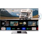 Sylvox limo - 24 (61cm) - tv 12v / 240v - google tv - 1080p - lecteur dvd - google assistant - r�s. vibrations ...