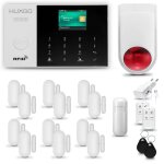 Systeme dalarme maison wifi + gsm 2g huxgo hxa005 + sirène sans fil 1x détecteur de mouvement 12x capteur ... Systeme dalarme maison wifi + gsm 2g huxgo hxa005 + sirène sans fil 1x détecteur de mouvement 12x capteur ...