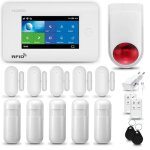 Systeme dalarme wifi + gsm 4g lte huxgo hxa006 + sirène sans fil 5x détecteur de mouvement 5x capteur ... Systeme dalarme wifi + gsm 4g lte huxgo hxa006 + sirène sans fil 5x détecteur de mouvement 5x capteur ...