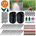 Syst�me dirrigation jardin 149pcs kit dirrigation goutte 15m + 15m pour jardin pelouse serre plantes