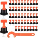 Aimoonsa syst�me de nivellement de carrelage - kit 50 pi�ces niveleur pour carreaux