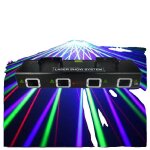 Syst�me de spectacle laser conception � quatre lentilles technologie laser rgby