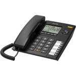 T78 - tlphone fixe filaire - grand cran alphanumrique - mains libres - blocage dappel - indicateur ...