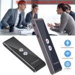 T8 mini intelligent traducteur vocal instantan� portable 40 langues app multilingue en temps r�el bidirectionn ...