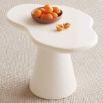 Table d?appoint design moderne blanche style scandinave ? table basse d�co pour salon ou chambre