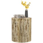 Table dappoint homcom en forme de souche darbre table de salon en béton avec plateau rond et finition ... Table dappoint homcom en forme de souche darbre table de salon en béton avec plateau rond et finition ...