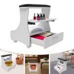 Table de bain de pieds (noir) - table de manucure pour pieds - tabouret pour p�dicure - table de manucure ...