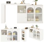 Table de bar pivotante 360� design neuf de haute qualit� (corps principal 120 x 40 x 97 cm) armoire de ...