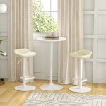 Table de bar ronde table de bistro mange - debout table de cuisine style contemporain plateau peint et ...