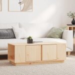 Table basse 110x50x40 cm bois massif de pin table basse salon meubles de salon table basse coffre table ...