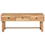 Table basse - alomejor - bois dacacia massif - contemporain - design
