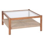 Table basse apala 80x80cm bois - atmosphera createur dinterieur - marron Table basse apala 80x80cm bois - atmosphera createur dinterieur - marron